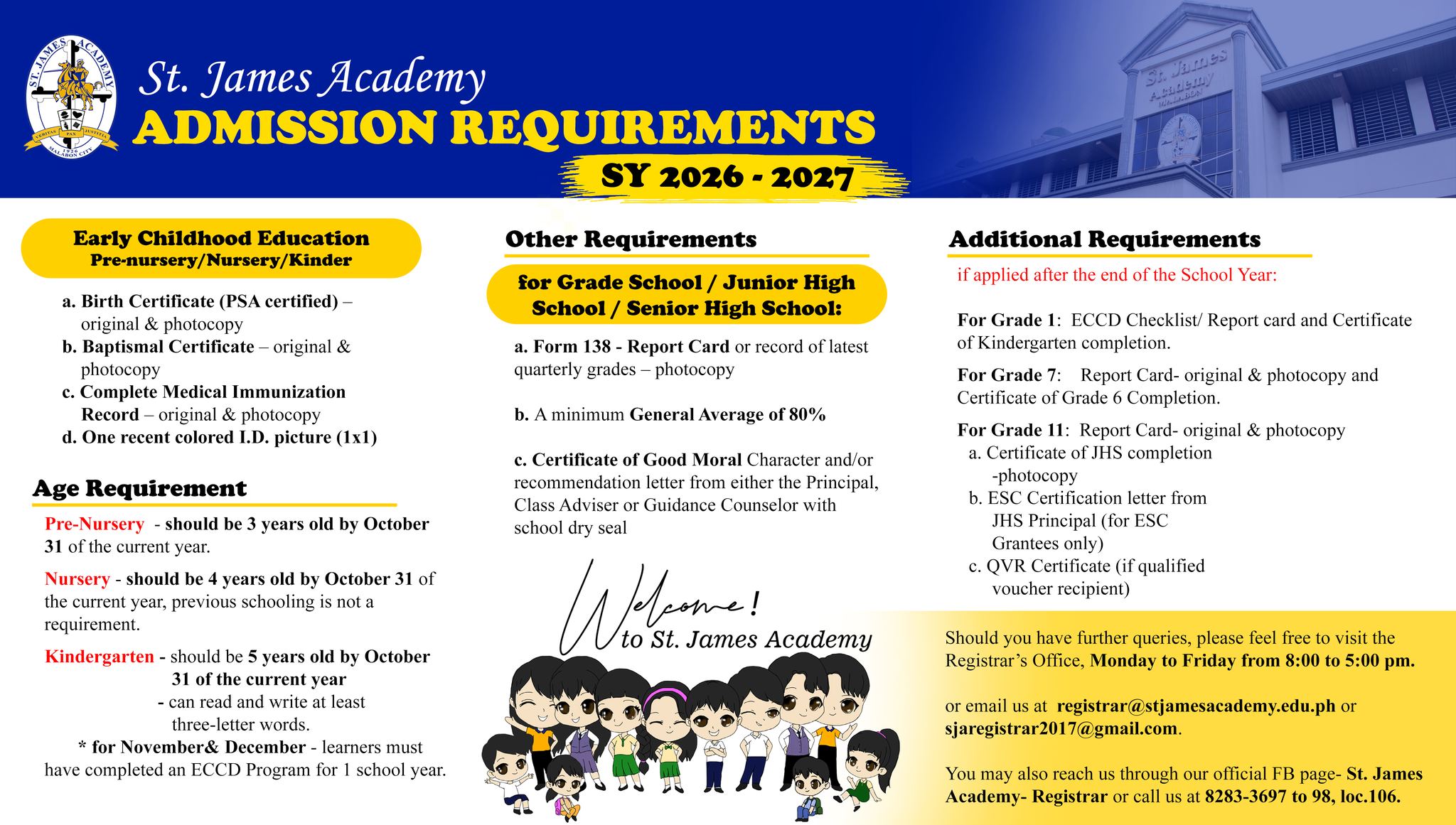 Admission Banner